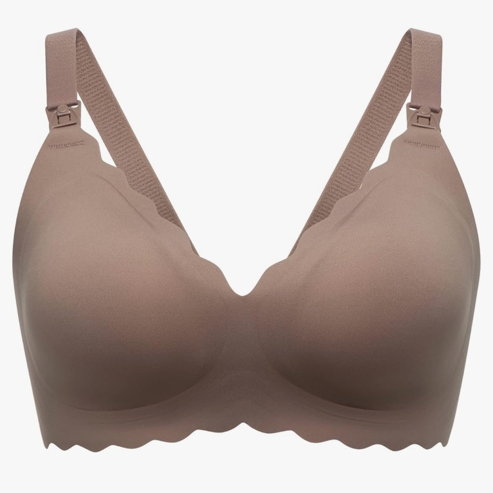 Momcozy nursing bra. NEVER WORN! Still in bag NWT. Color: Dark brown